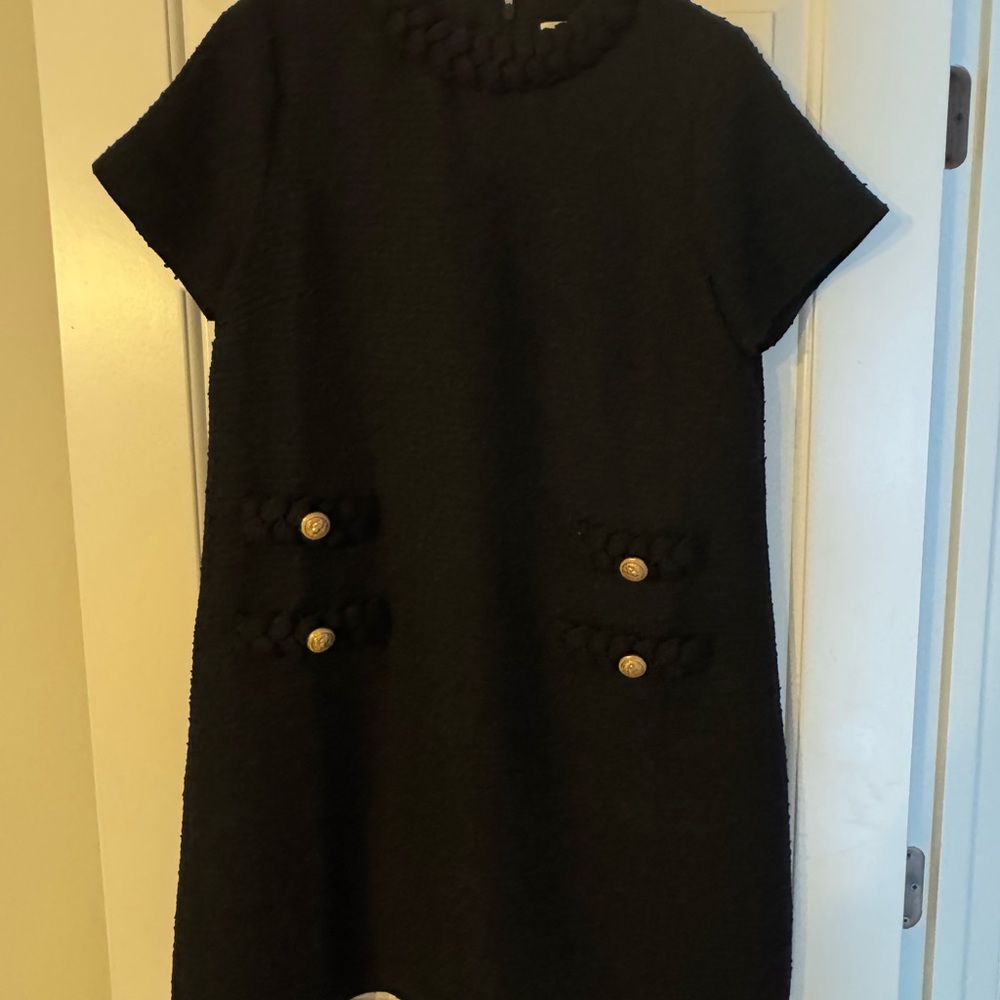 Tuckernuck Black Tweed Jackie Dress